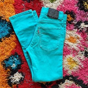 Teal Super Skinny 510 Levi’s, Size 12